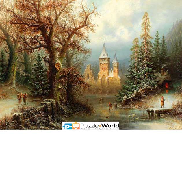 Albert Bredow: Romantic Winter Landscape