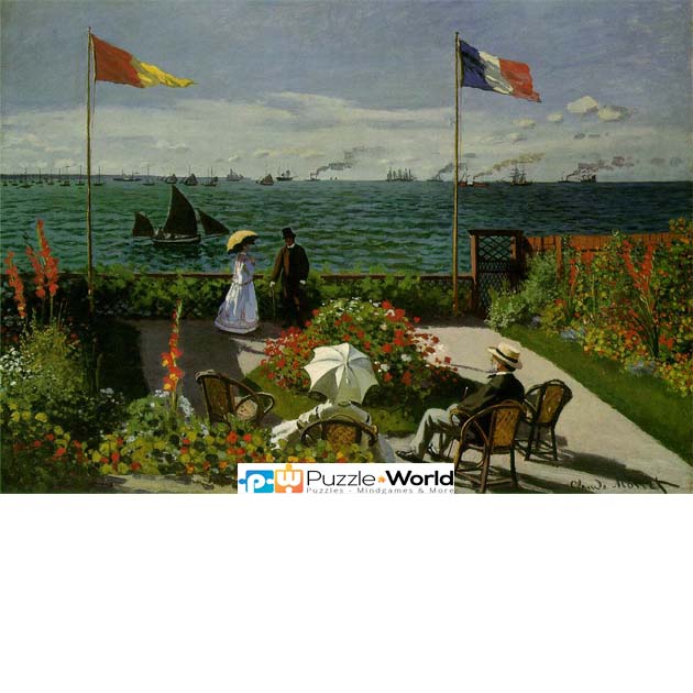 Claude Oscar Monet: Garden at Sainte-Adresse