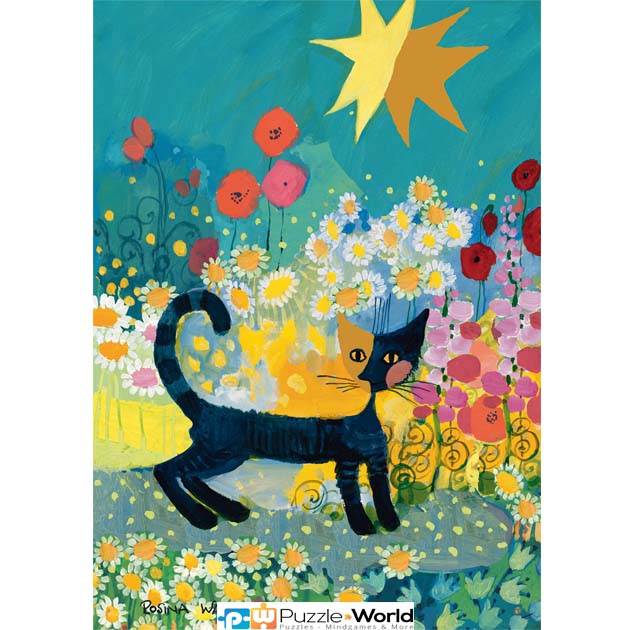 Rosina Wachtmeister: Cat in a Sea of Blossoms
