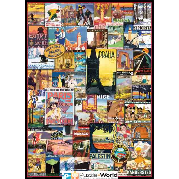 Travel Around the World Vintage Posters