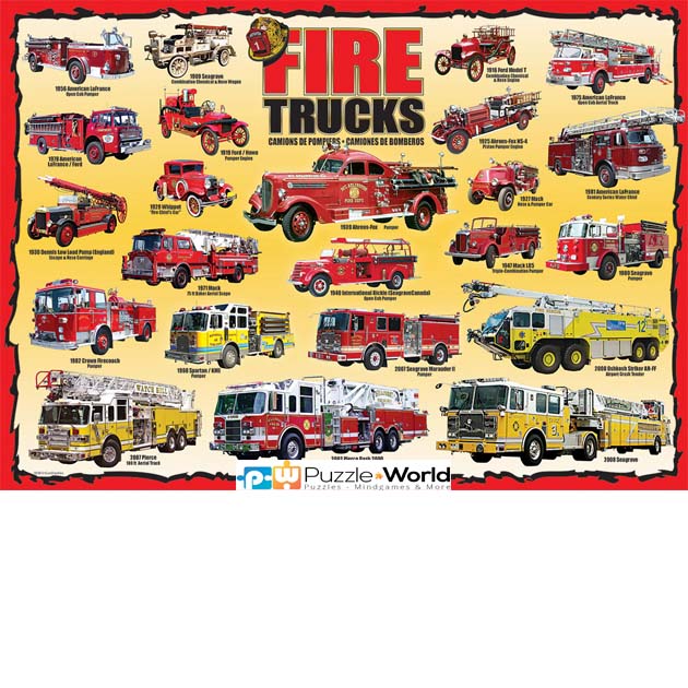 Fire Trucks (100 pcs)