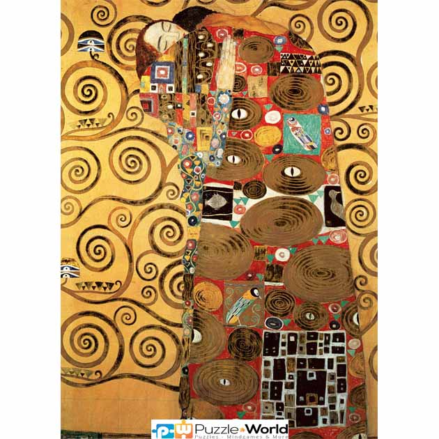 Gustav Klimt: The Fulfillment (Detail)