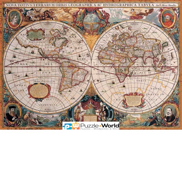 Orbis Geographica World Map