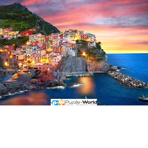 Manarola at Dusk - Italy (2000 pcs)