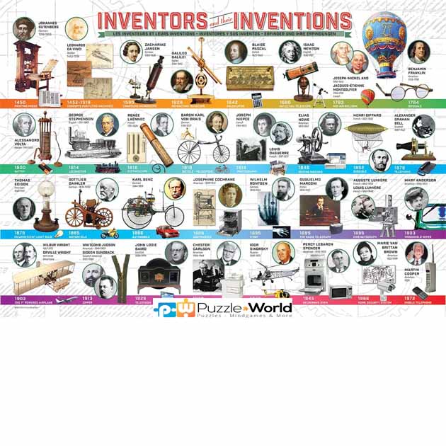Inventors and their Inventions (200 pcs)