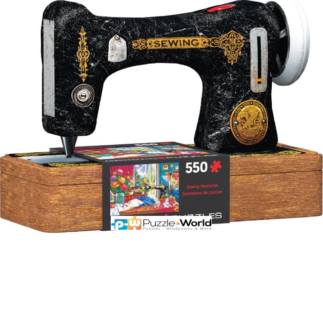 Sewing Memories (550 pcs in a metal tin shaped box)