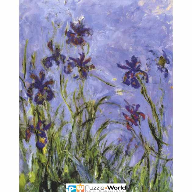 Claude Oscar Monet: Irises (detail)