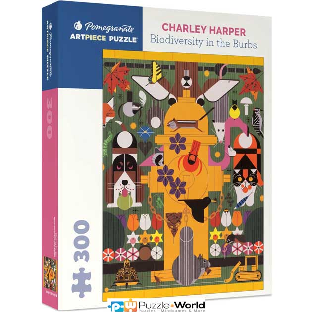 Charley Harper: Biodiversity in the Burbs (300 pcs)