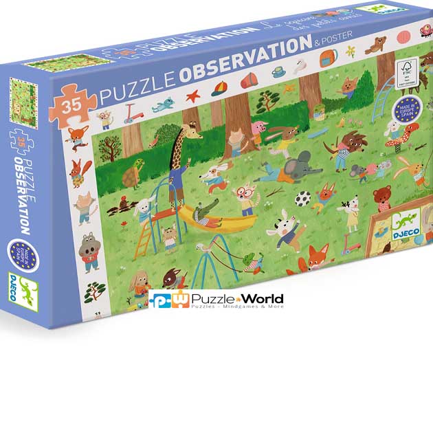 Puzzle Observation: The Small Friends' Garden (35 pcs)