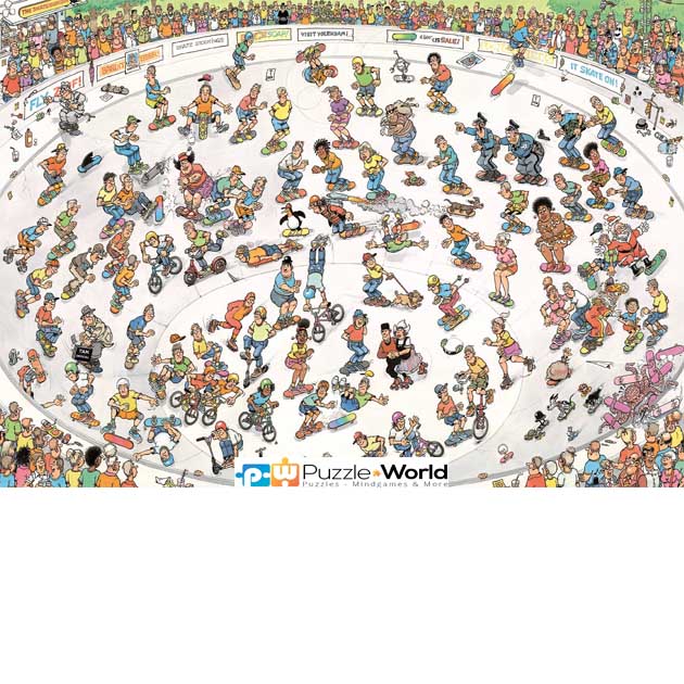 Jan Van Haasteren: Riding the Skate Bowl (2000 pcs)