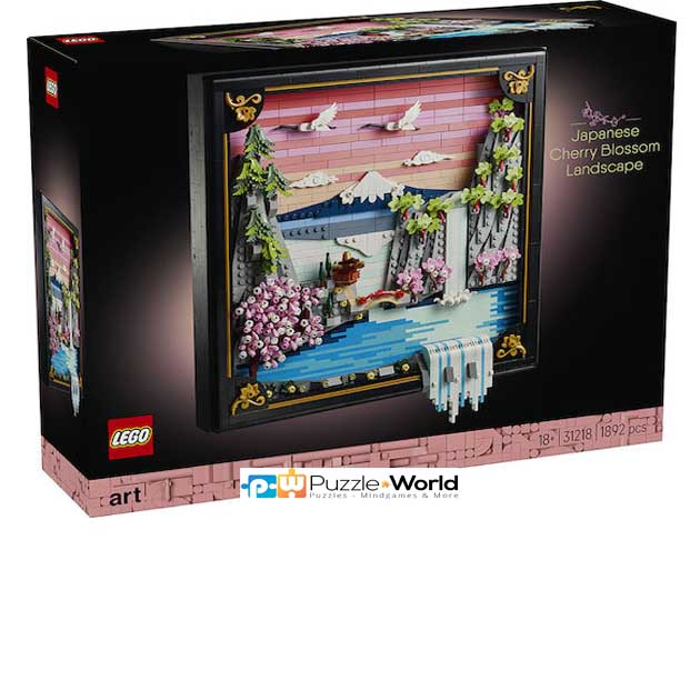 Lego Art: Japanese Cherry Blossom Landscape (1892 pcs)