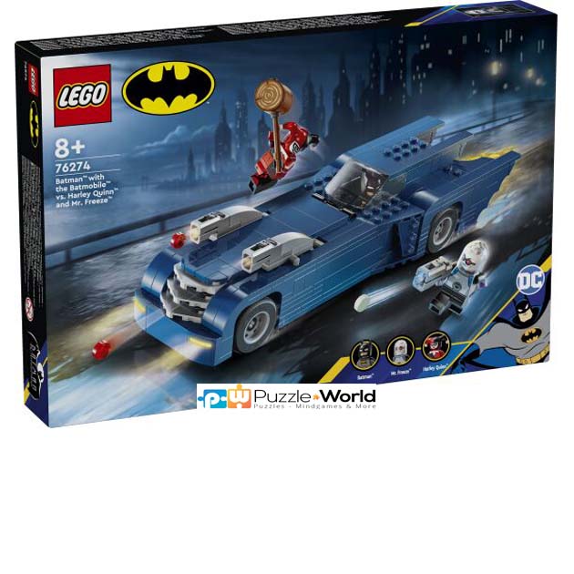 Lego Super Heroes: Batman With The Batmobil VS Harley Quinn & Mr Freeze (435 pcs)