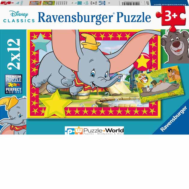 Dumbo & The Jungle Book: Adventure is Calling (2X12pcs)