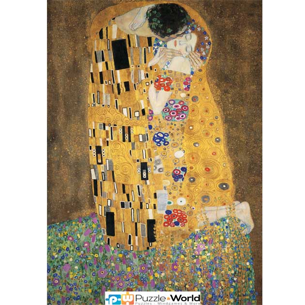 Gustav Klimt: The Kiss, 1908 (1500 pcs)