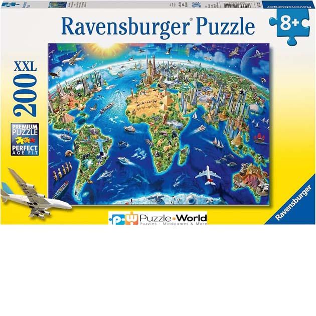 World Landmarks Map (200XXL pcs)