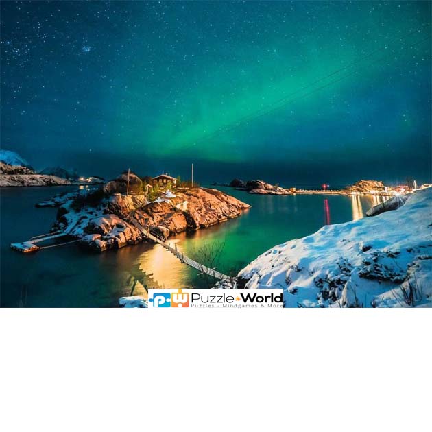 Scandinavian Places: Northern Lights in Tromsø, Norway (500 pcs)