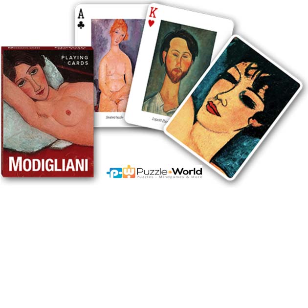 Playnig Cards (Single Game): Amedeo Modigliani