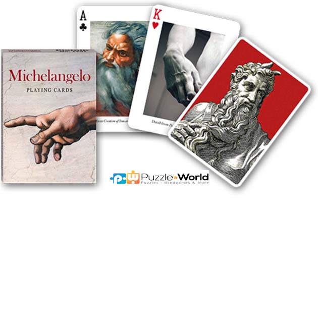 Playnig Cards (Single Game): Buonarroti Michelangelo