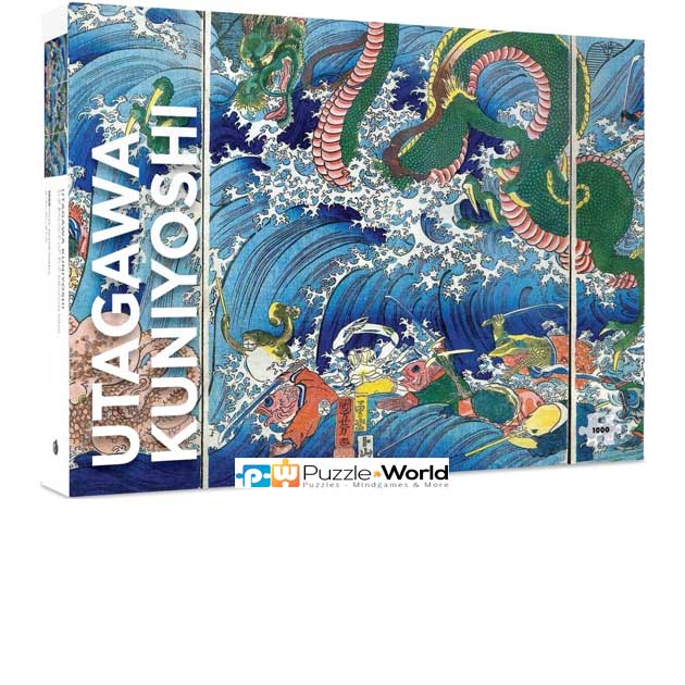 Utagawa Kuniyoshi: The Palace of the Dragon King (Panorama)