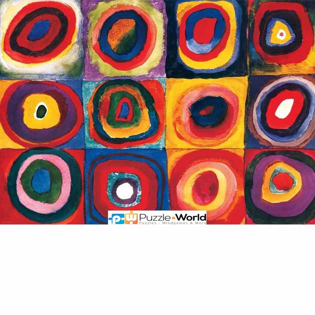 Wassily Kandinsky: Color study of squares
