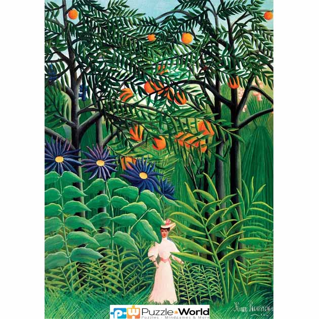 Henri Rousseau: Woman in an Exotic Forest