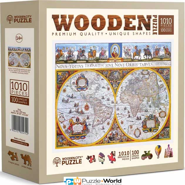 Nova Terrarum Antique - Wooden Puzzle
