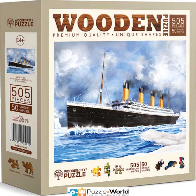 Titanic - Wooden Puzzle (500 pcs)