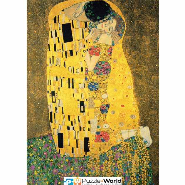 Gustav Klimt: The Kiss, 1908 - Lady With A Fan, 1917-1918 (2X500 pcs) - Image 2